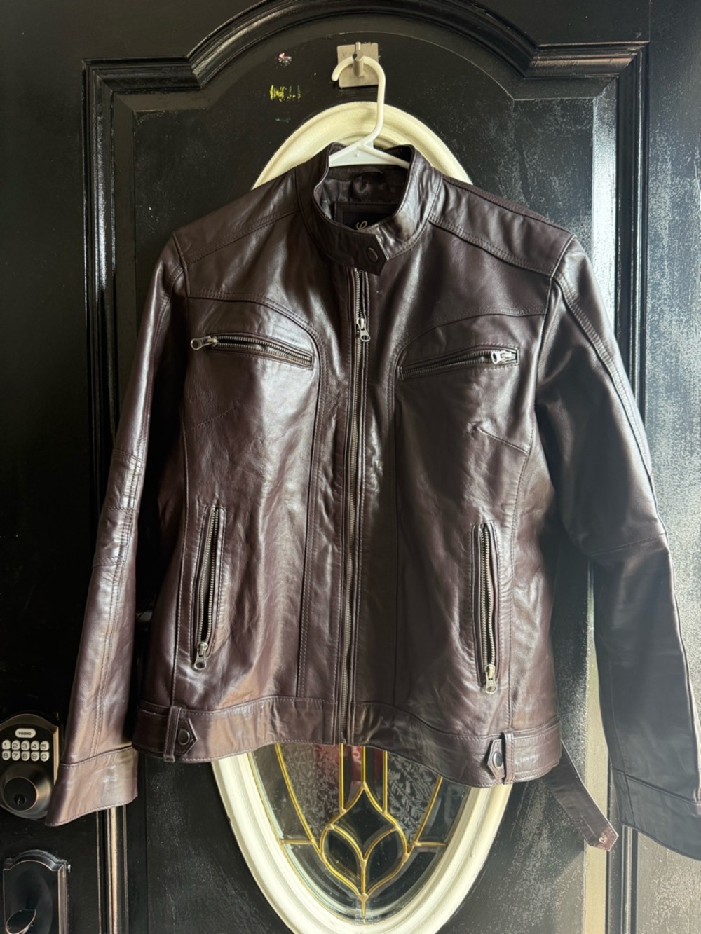 Luis Leather Women leather Jacket xl